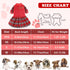Dog Dresses for Small Dogs Girl Boy Teacup Chihuahua Clothes Dog Holiday Sweater Dog Clothes for Small Dogs Girl Spring Puppy Dressse Doggie Cat Apparel Outfits Clothing, XXS, Red
