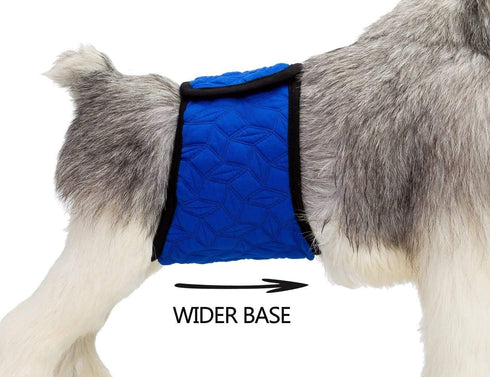 (3 Pack), 14.2 Inches 20 Inches Mkono Male Dog Belly Band Wraps Washable Dog Diapers Male for Small and Medium Dogs