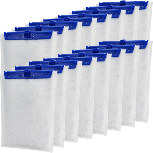 16-Pack Large Replacement Filter Cartridges Compatible with Tetra Whisper Bio-Bag Filters for Large Aquariums