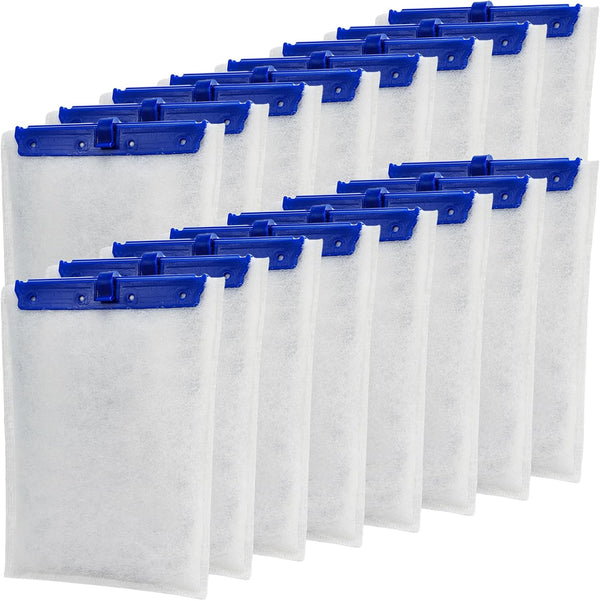 16-Pack Large Replacement Filter Cartridges Compatible with Tetra Whisper Bio-Bag Filters for Large Aquariums