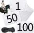 AceOrbit 100 Set PP Rectangular Equestrian Numbers 6.5 x 4.3 Running Bibs Race