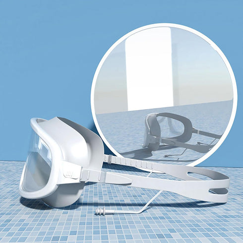 Generic Swimming, Goggles No Leaking Anti-Fog Swim Goggles for Men with Ear Plugs,Clear Vision Silicone Pool Goggles