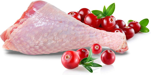 PLATO Turkey Real Strips Natural Dog Treats - Air Dried Real Meat - Turkey & Cranberry, 18 ounces - Made in USA