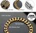 Heavy Duty Dog Chain Collar, Choke Collar, 14K Gold Plated Stainless Steel, 19MM, 22"