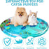 Generic Aqua Cats Water Mat with Fish,Cat Dog Water Mat,Thickened Durable Non-Slip Playmat, Durable Easy Clean,Suitable