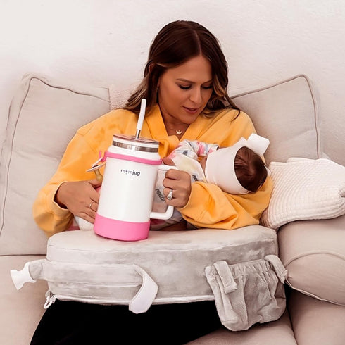 50oz Hydration Water Bottle for Moms (Without Indicator, White)