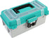 Sheffield 12671 13" Tackle Box, Fishing Gear Organizer with Flip-Up Lid and Lift-Out Tray