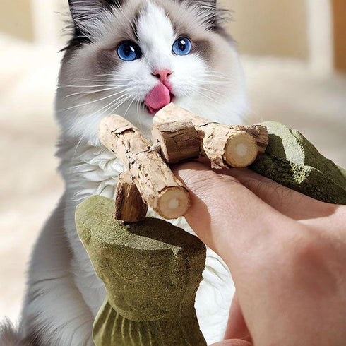 Generic (3CPS-C) Purrident - Fix Cat Dental Health - Natural Dental Chew for Cats, Fishbone Shape Cat Teething Toy