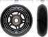 Flux 2 76mm RipStik Wheels 85A for Ripsurf Caster Board, RipStik Wave Board, or Crazy Cart Wheels Replacement, 2 Pack with Bearings