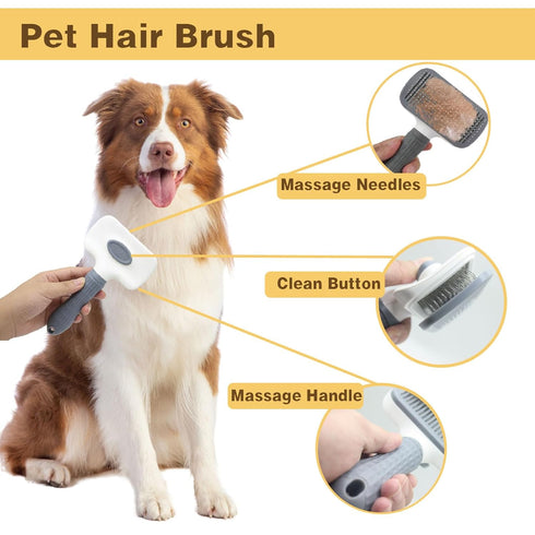Generic Cats,8-in-One Set,Includes Set,Hair Pet Grooming Tools Kit for Dogs and Home Pet Grooming Safety Scissors