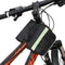 Waterproof Bicycle Storage Bags, Reflective Phone Mount Top Tube Bag for iPhone and Samsung Galaxy