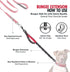 Tuff Pupper Bungee Dog Leash Extension, Shock Absorbing Extender for Small & Medium Dogs, Reflective for Night Walks