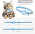HONGTOP H Cat GPS Tracker, Waterproof Pet GPS Tracker for Cats, Cat Tracker Collar with Safety Elastic Buckle, Works