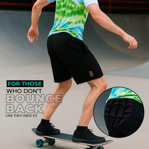 Malt Soda Shred Factory Malt Soda Shred Wear Removeable Padded Skate Shorts for Inline Skating, Rollerblading