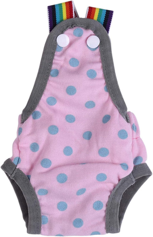 6Sizes Suspender(S/10) Washable Female Dog Diapers Underwear, Pet Sanitary Pants Cloth Diaper Nappy Covers Underwear
