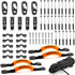 Kayak Carry Handle Rigging Kit - 15 FT 6mm Elastic Bungee Cord Replacement Parts for Canoes, Kayaks, and Boat Suitcase
