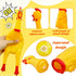 2Pcs Chickens,15 Inch 12 Inch Large Screaming Rubber Yellow Squawking Squeaky Chicken Toy for Novelty Gag Gift,Prank