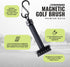 Magnetic Golf Club Brush, Detachable Groove Cleaner, Premium Nylon Bristles