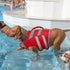 Kuoser Dog Life Jacket with Reflective Stripes - Adjustable High Visibility Vest for Small, Medium, and Large Dogs
