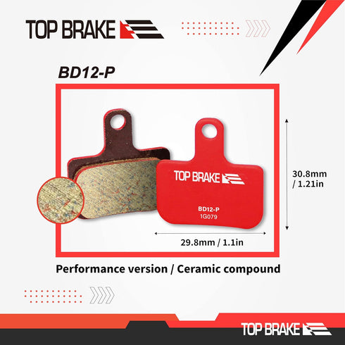TOP BRAKE Disc Bike Brake Pads for SRAM Level Ultimate/T/TL/TLM B1, Force eTap AXS/Red eTap AXS (Gen. 2)