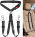 Lukovee Double Dog Seat Belt, Black, New Dual Pet Car Headrest Restraint Safety Seatbelt for 2 Dogs