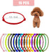 16pcs Puppy ID Collars, Soft Polyester Adjustable Whelping Collars Puppy Identification Collars Kitten Collars Newborn Puppies Supplies for Litter Pet (Multicoloured)