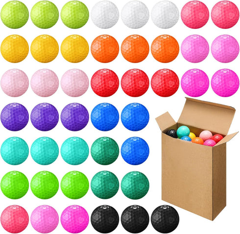 Vinsot Golf Balls Bulk Solid Rubber Golf Soft Training Balls for Hit