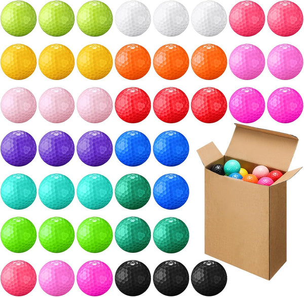 Vinsot Golf Balls Bulk Solid Rubber Golf Soft Training Balls for Hit