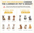 17x11x9.5 Inch 12lbs Lekereise Top-Expandable Pet Carrier Alaska Hawaiian Airline Approved Soft Sided Underseat