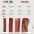 6 Inch (18 Pack), Barkz Naturals Thin Odor-Free Bully Sticks for Small Dogs Light Chewers, All-Natural Beef Pizzle Dog