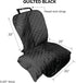 Furhaven Universal Quilted Water-Resistant Car Seat Protector - Black, One Size