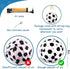 Juome Herding Ball for Dogs, 8" Dog Herding Balls with Soccer Cloth Cover and Hand Pump for Small & Medium Dogs