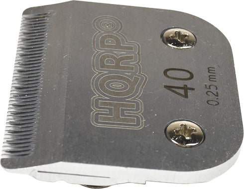 HQRP Size-40 Animal Clipper Blade - Compatible with Andis Oster Wahl GEIB Laube Aesculap Pet Grooming