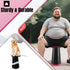 Doseno Upgraded Foldable Stool Thickened, Portable Collapsible Stool Retractable Stool for Fishing, Hiking Tours, BBQ