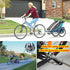 Upgraded Bike Trailer Coupler Connector Hitch Linker, Hitch Adapter Attachment for Bicycle Rear Rack