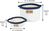Midlee Cat Toy Rope Cotton Basket, Small Size