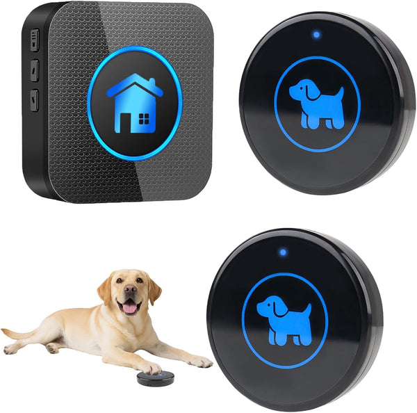 Cangecit Dog Door Bell (2026 Enhanced Touch), Wireless Dog Doorbells for Potty Training