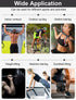 SUJAYU Workout Gloves for Men Workout Gloves Women, Wristband Weight Lifting Glove Breathable, Silicone Anti-Slip