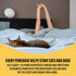SILLY LEGACY Thin Reversible Waterproof Cover or Liner for Bed or Couch, for Dogs and Cats, Queen 82 x 82, Gray