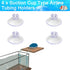 Aquarium Air Pump Accessories, 7 Feet Airline Tubing with Air Stone Disc, Check Valves, Suction Cups for Nano Air Pumps