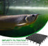 Baluue Fish Tank Bottom Filter - 20pcs PVC Filter Plate Splicing Aquarium Divider Bottom Grid (Black)