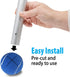 Top Glides Precut Walker Tennis Ball Glides, Dark Blue