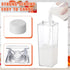 CHENGU 1000 ml/ 34 Oz Drinking(2 Clear Milk Carton Water Bottle Portable Container Reusable Cute Plastic Milk Bottles