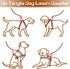 4 Pieces No Tangle Dog Leash Couplers Black Double Clip Leash for Dogs, Heavy Duty Nylon Leash Splitter for Large Dogs