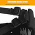 Tactical Half Face Skull Masks for Airsoft, Mesh Mask with Ear Protection for Halloween Paintball Hunting