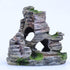 Mountain View Decor Rockery Landscape Rock Hiding Cave Tree Aquarium Ornament Fish Tank Decoration