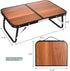 Folding Camping Table, Mini Portable Beach Table with Carry Handle, Ultralight Compact Picnic Dining Low Table