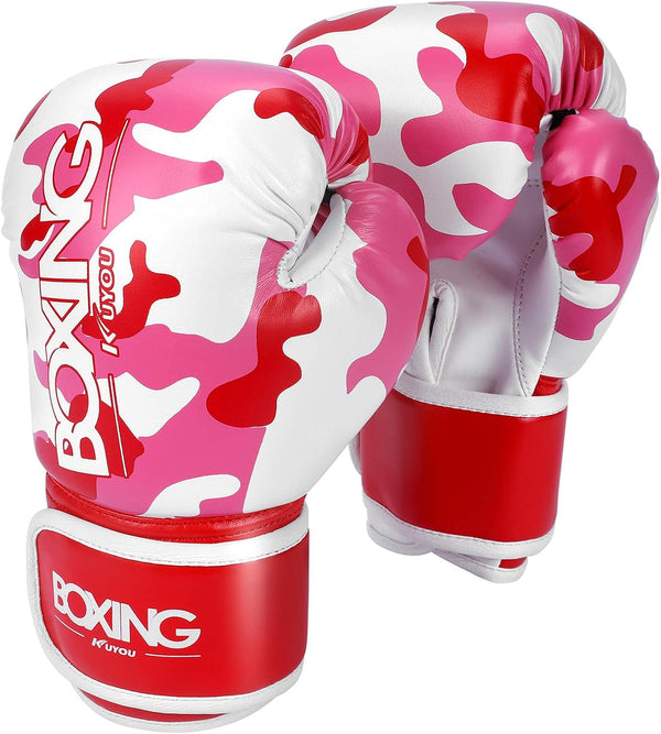 Kids Boxing Gloves for Children 3-9, Youth Boys Girls Toddler PU Cartoon Sparring Training Boxing Gloves