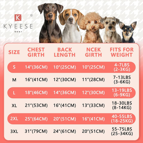 KYEESE Striped Dog Shirts 2-Pack, Soft Cotton Tank Top Clothes for Small Dogs, Lightweight Sleeveless, X-Large,