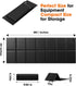 THAILE Treadmill Mat, Foldable Exercise Equipment Mat, 1/4“ Thick Waterproof for Home Yoga